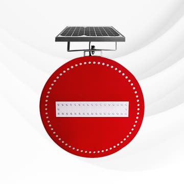 UK-STS-F001 Solar Traffic Sign