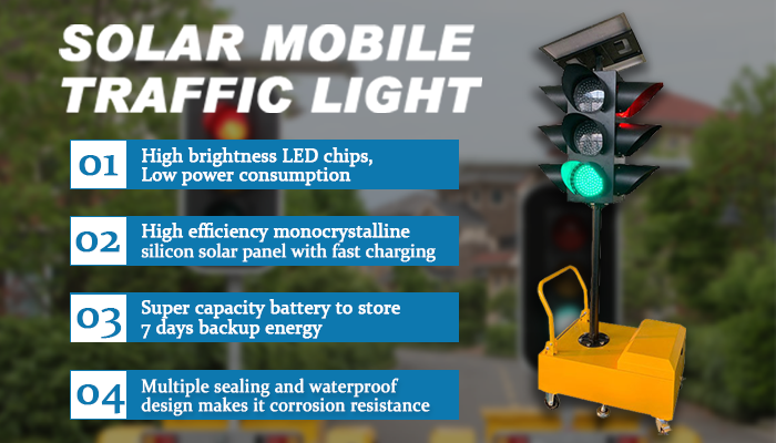 Solar Mobile Traffic Light
