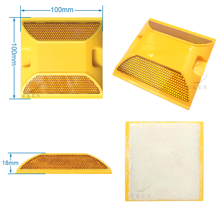 Size of r001 road stud